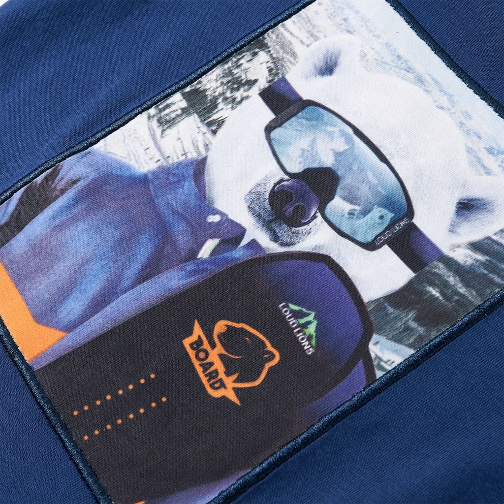 Μπλουζάκι Παιδικό Μακρυμάνικο Μπλε Τζιν 128