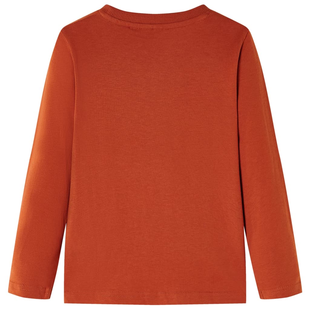 Μπλουζάκι Παιδικό Μακρυμάνικο Light Rust 116