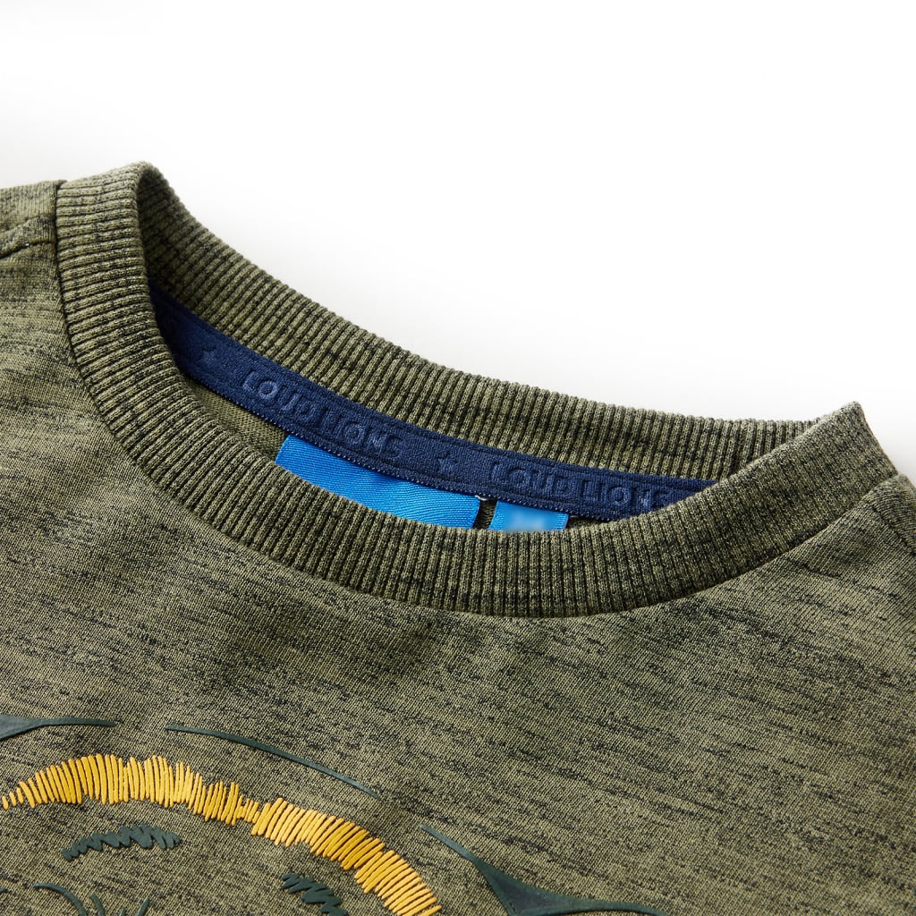 Μπλουζάκι Παιδικό Μακρυμάνικο Χακί Μελανζέ 128