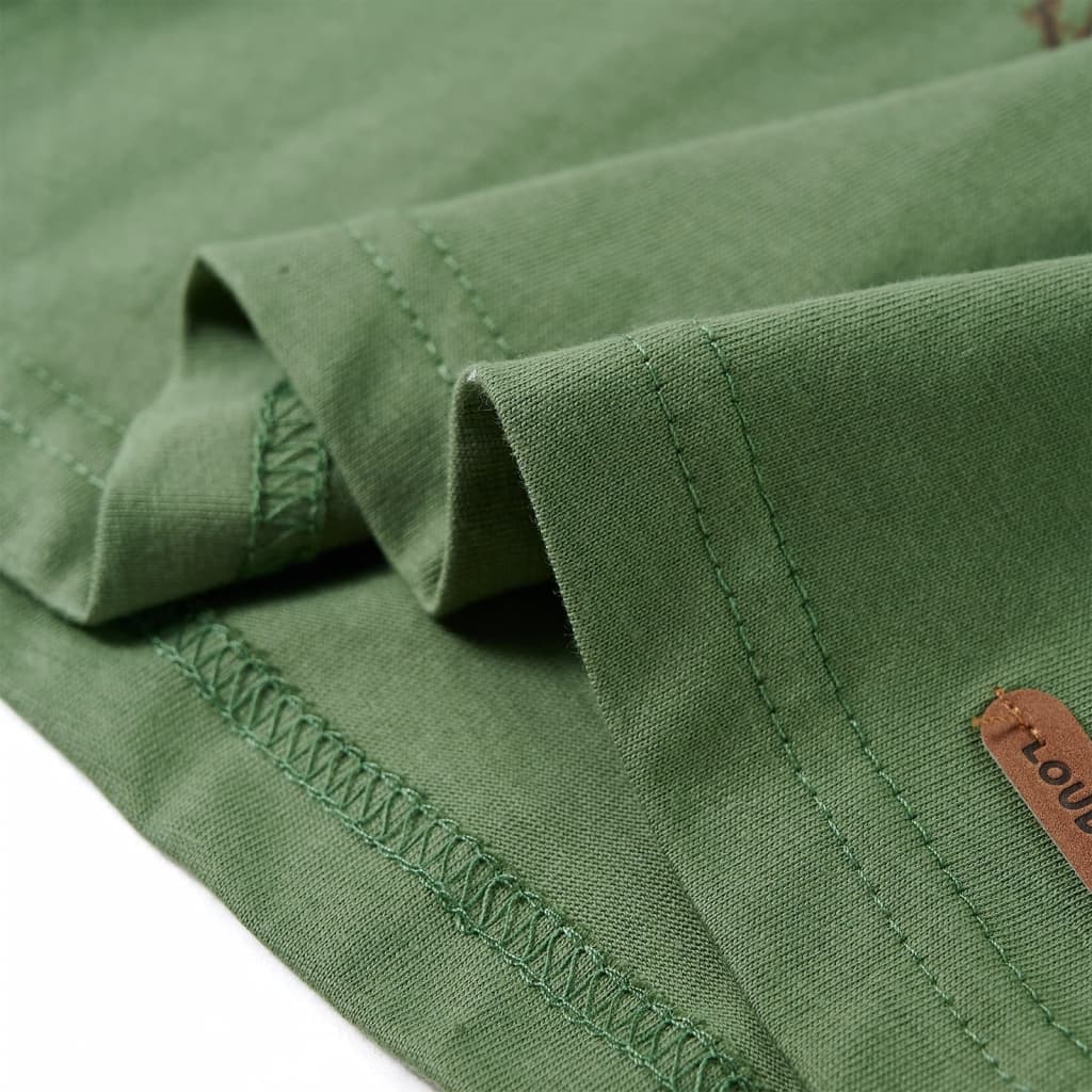 Μπλουζάκι Παιδικό Μακρυμάνικο Ανοιχτό Χακί 104