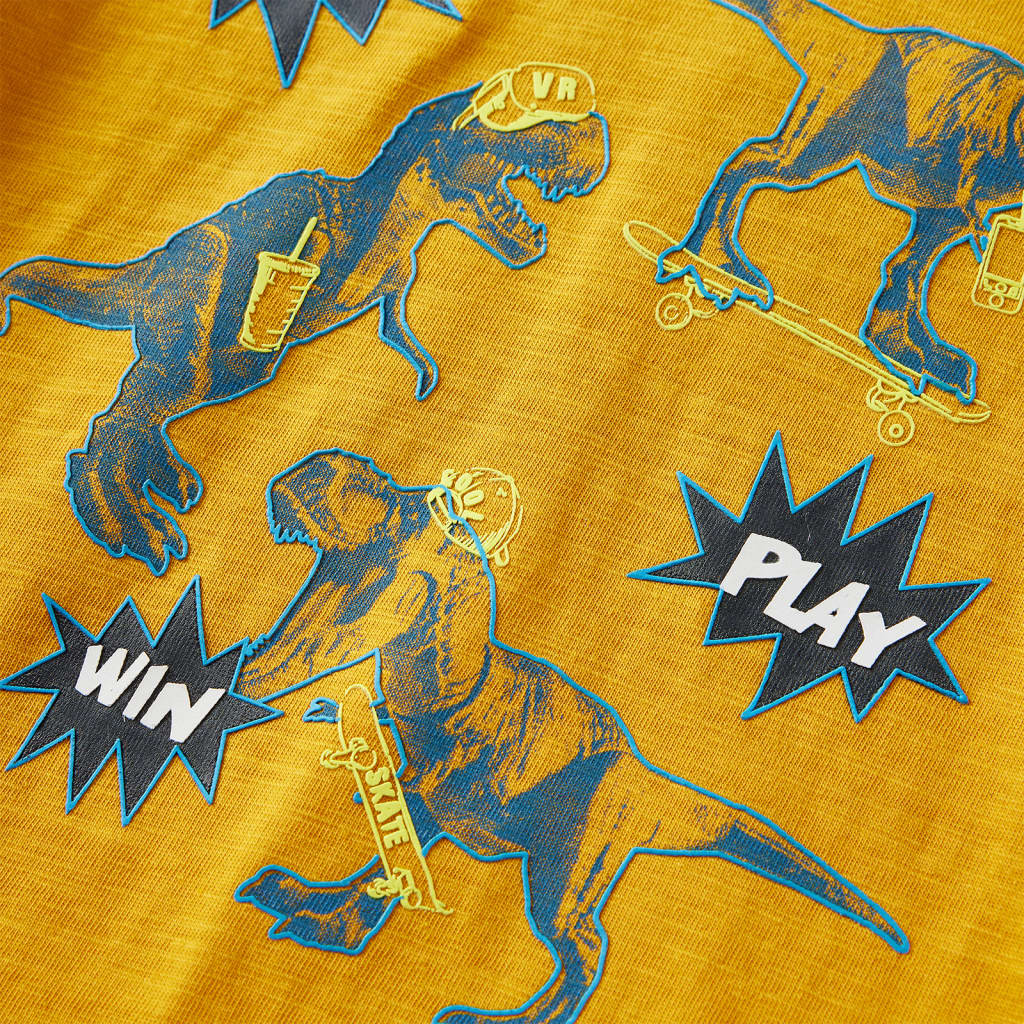 Μπλουζάκι Παιδικό Μακρυμάνικο Ώχρα 92