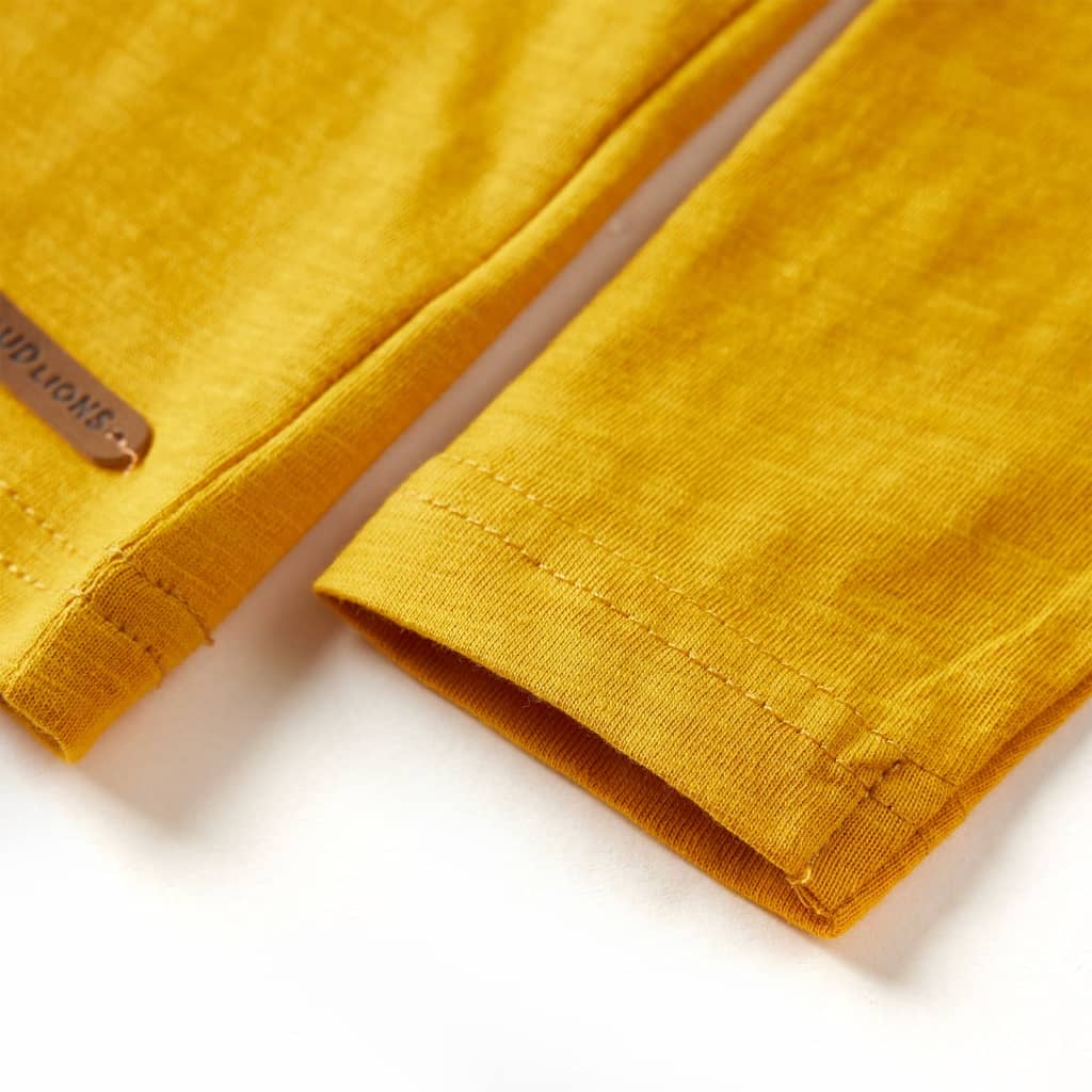 Μπλουζάκι Παιδικό Μακρυμάνικο Ώχρα 92