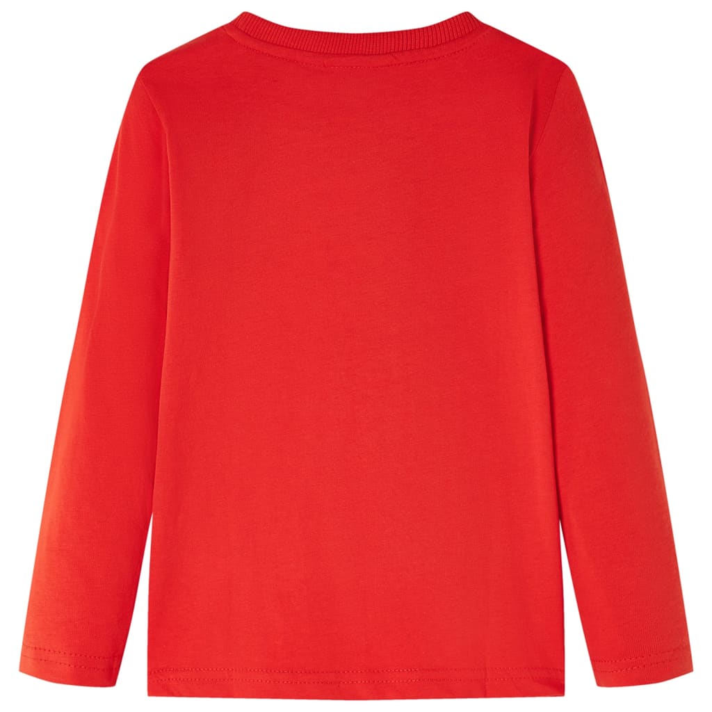 Μπλουζάκι Παιδικό Μακρυμάνικο Κόκκινο 92