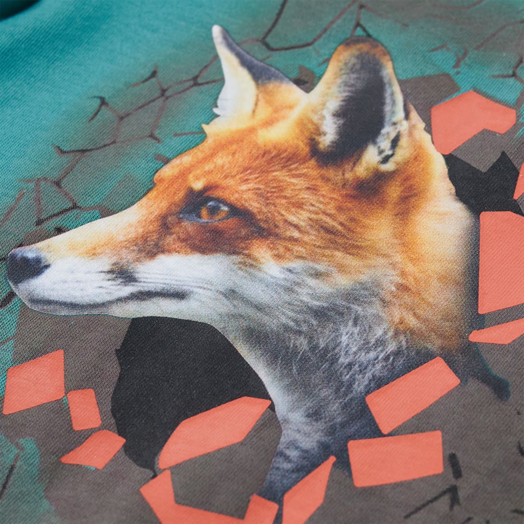 Μπλουζάκι Παιδικό Μακρυμάνικο Σκούρο Άκουα 116