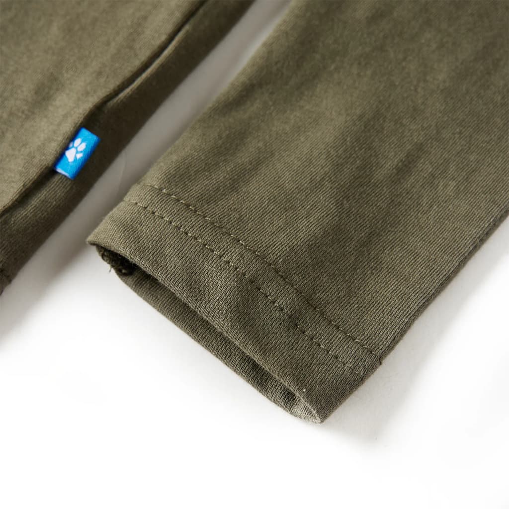 Μπλουζάκι Παιδικό Μακρυμάνικο Χακί 92