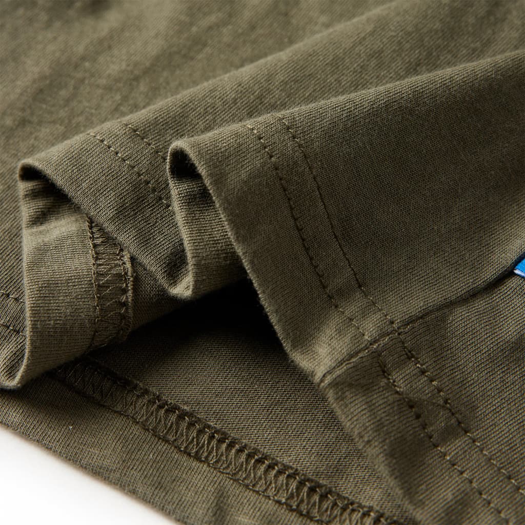 Μπλουζάκι Παιδικό Μακρυμάνικο Χακί 104