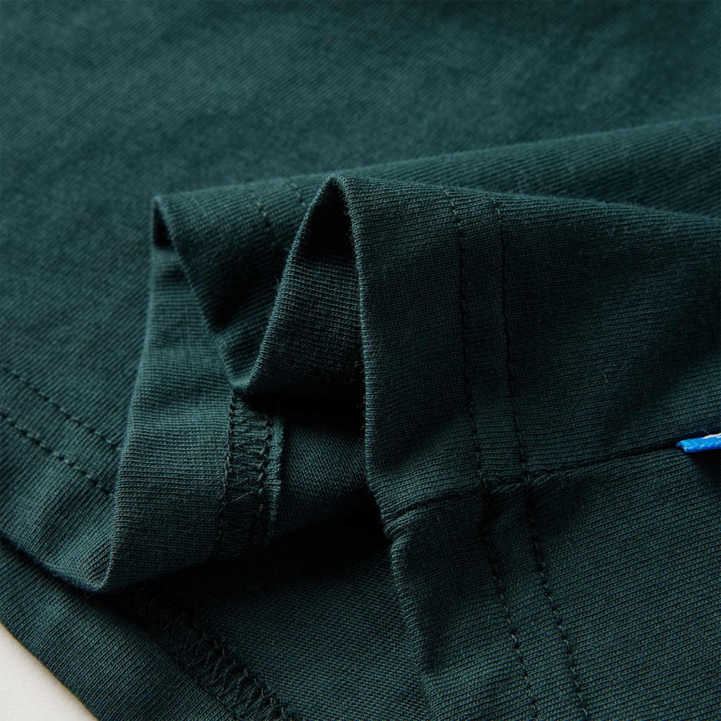 Μπλουζάκι Παιδικό Μακρυμάνικο Σκούρο Πράσινο 104