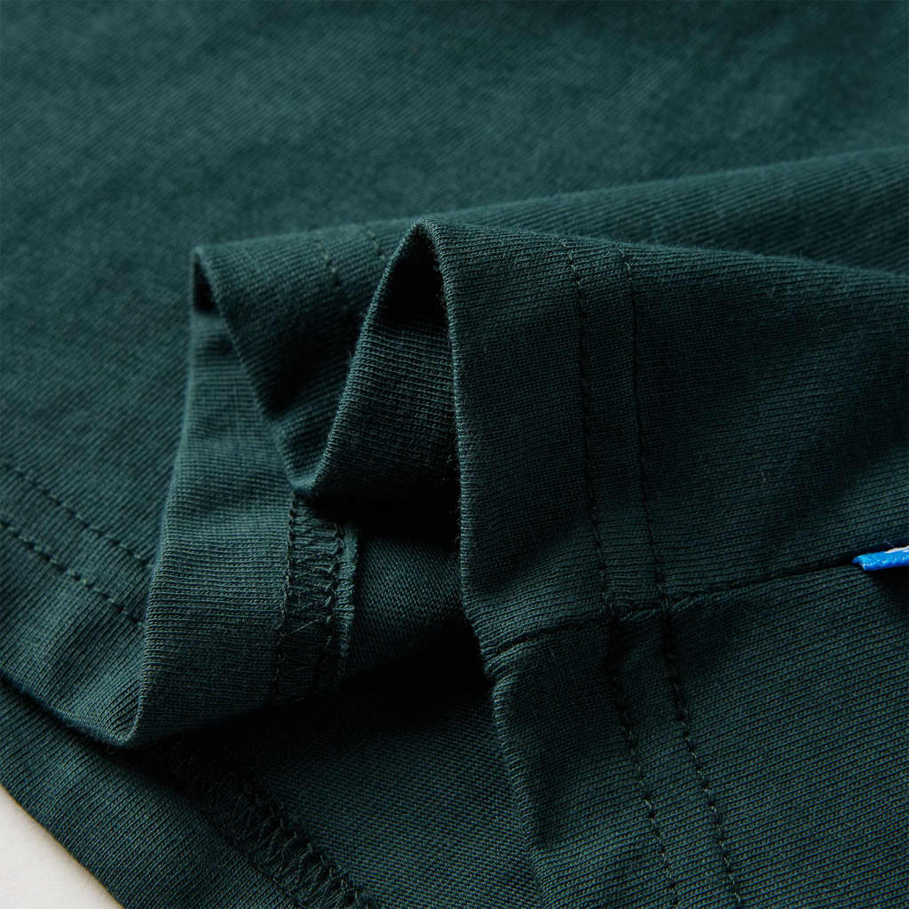 Μπλουζάκι Παιδικό Μακρυμάνικο Σκούρο Πράσινο 128