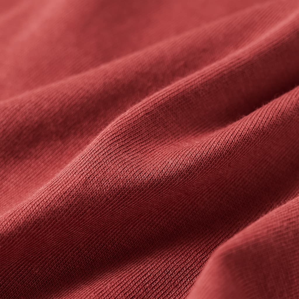 Μπλουζάκι Παιδικό Μακρυμάνικο Χρώμα Burnt Red 140