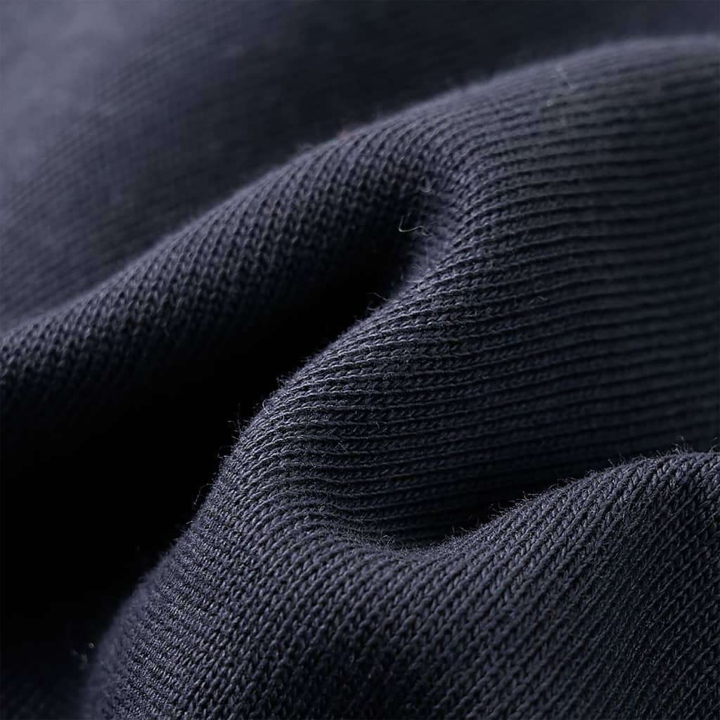 Φούτερ Παιδικό με Κουκούλα και Μισό Φερμουάρ Ανθρακί και Κονιάκ 92