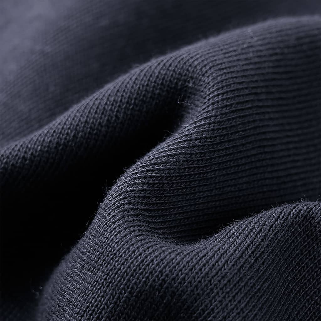 Φούτερ Παιδικό με Κουκούλα και Μισό Φερμουάρ Ανθρακί και Κονιάκ 128