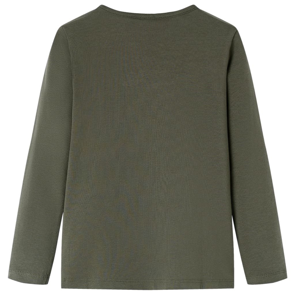 Μπλουζάκι Παιδικό Μακρυμάνικο Χακί 128