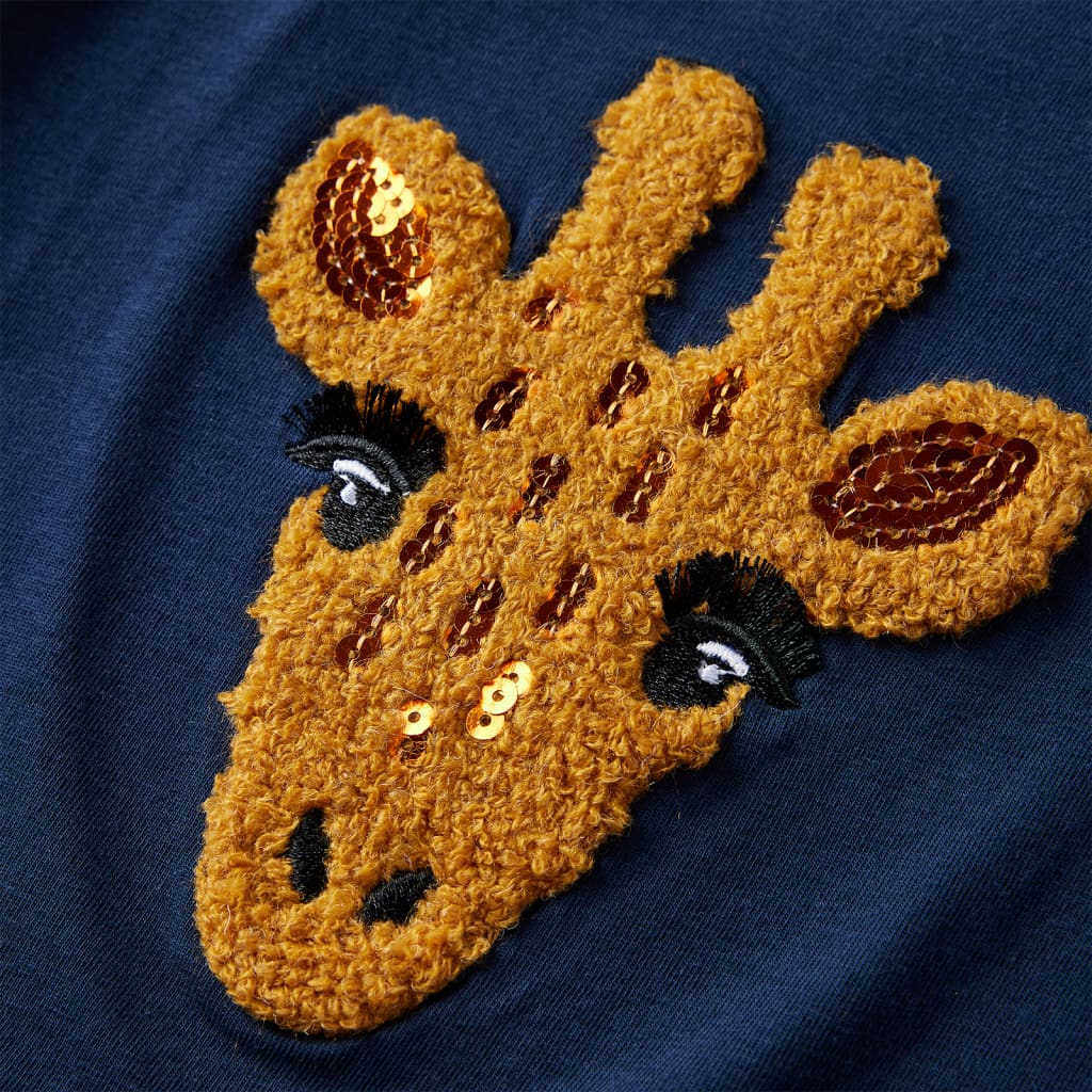 Μπλουζάκι Παιδικό Μακρυμάνικο Ναυτικό Μπλε 116