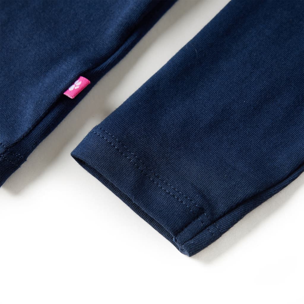 Μπλουζάκι Παιδικό Μακρυμάνικο Ναυτικό Μπλε 116