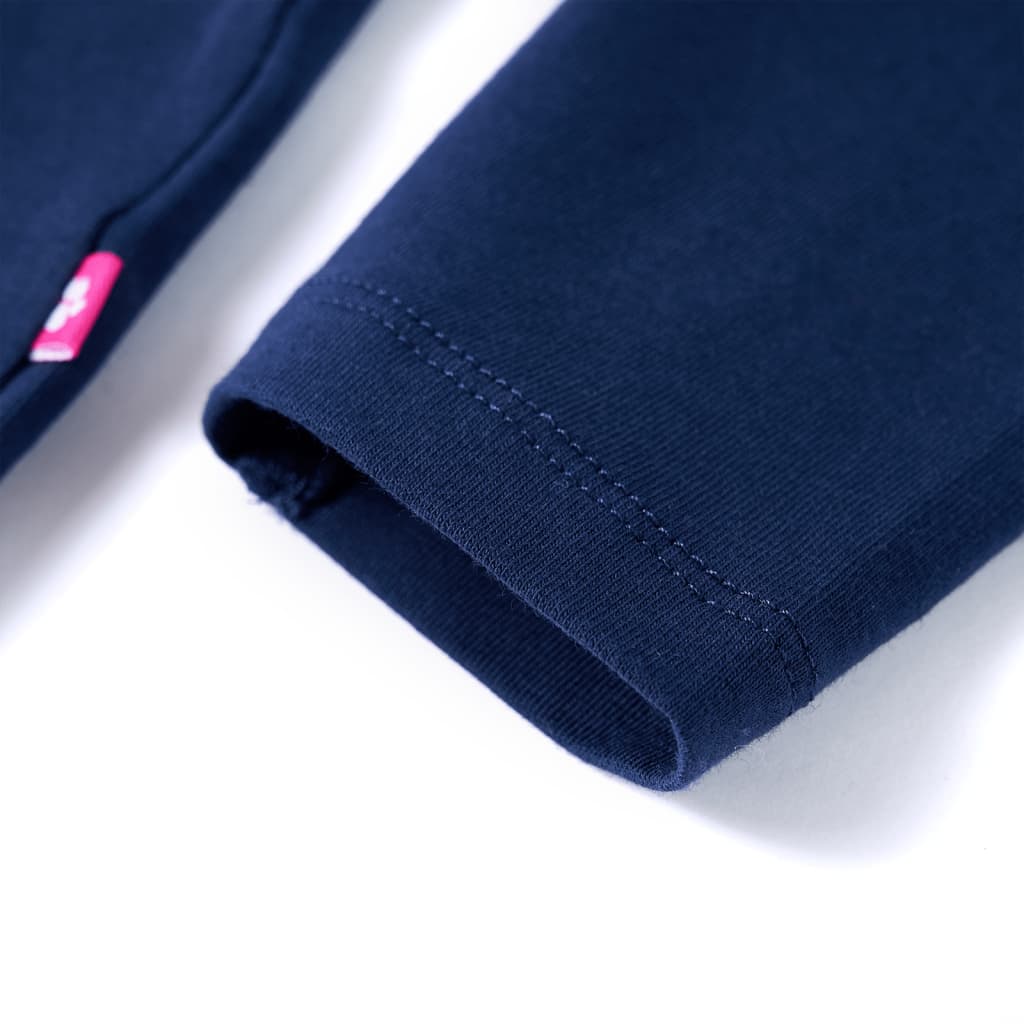 Μπλουζάκι Παιδικό Μακρυμάνικο Ναυτικό Μπλε 92