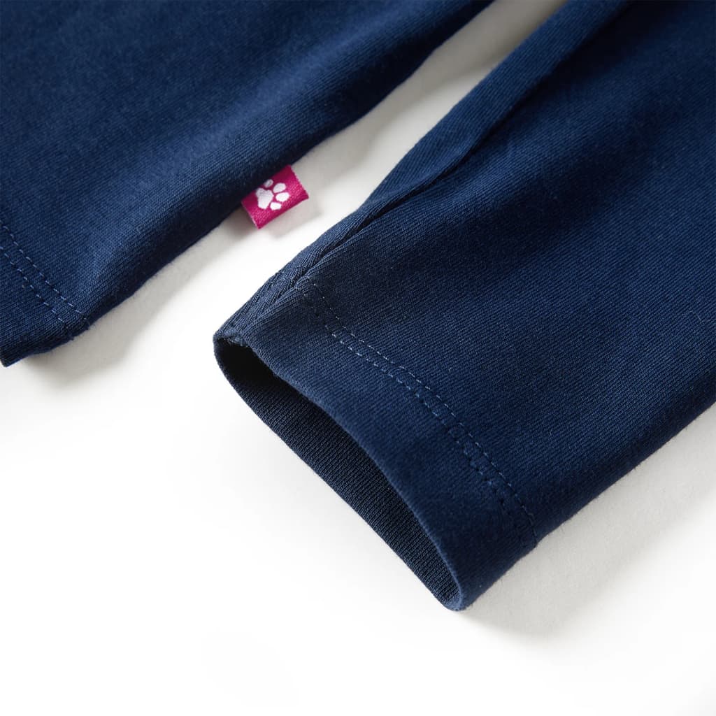 Μπλουζάκι Παιδικό Μακρυμάνικο Ναυτικό Μπλε 140