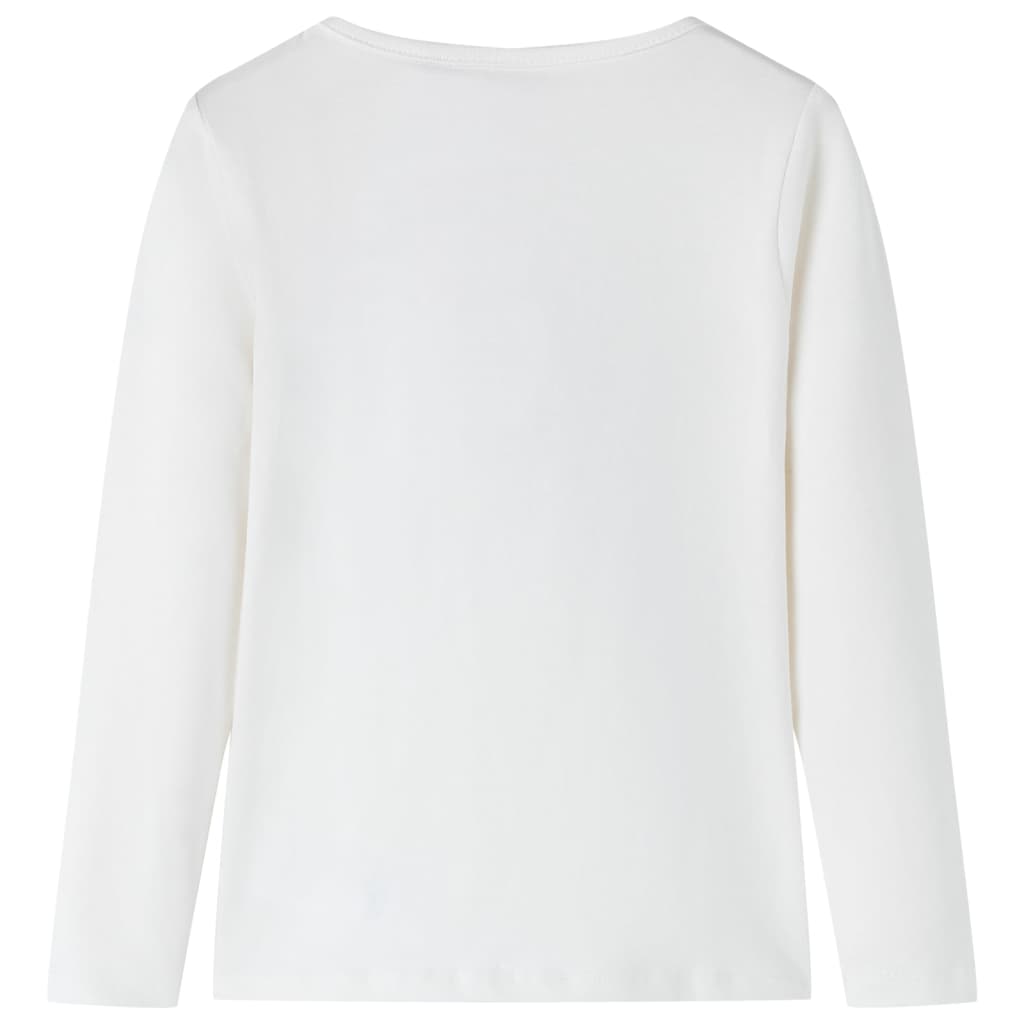Μπλουζάκι Παιδικό Μακρυμάνικο Χρώμα Εκρού 92
