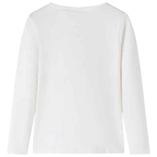 Μπλουζάκι Παιδικό Μακρυμάνικο Χρώμα Εκρού 92