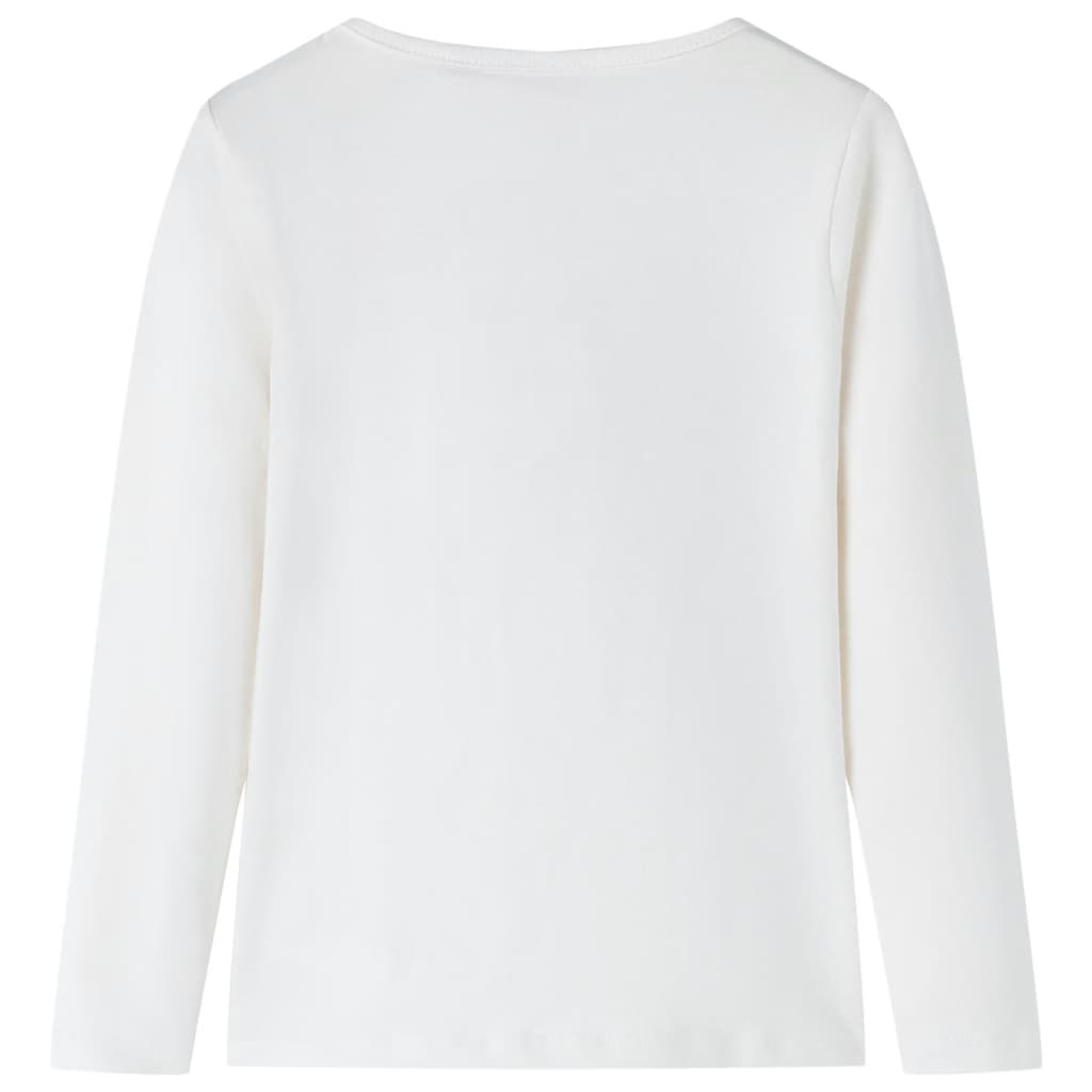 Μπλουζάκι Παιδικό Μακρυμάνικο Εκρού 128