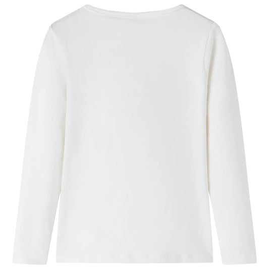 Μπλουζάκι Παιδικό Μακρυμάνικο Εκρού 128