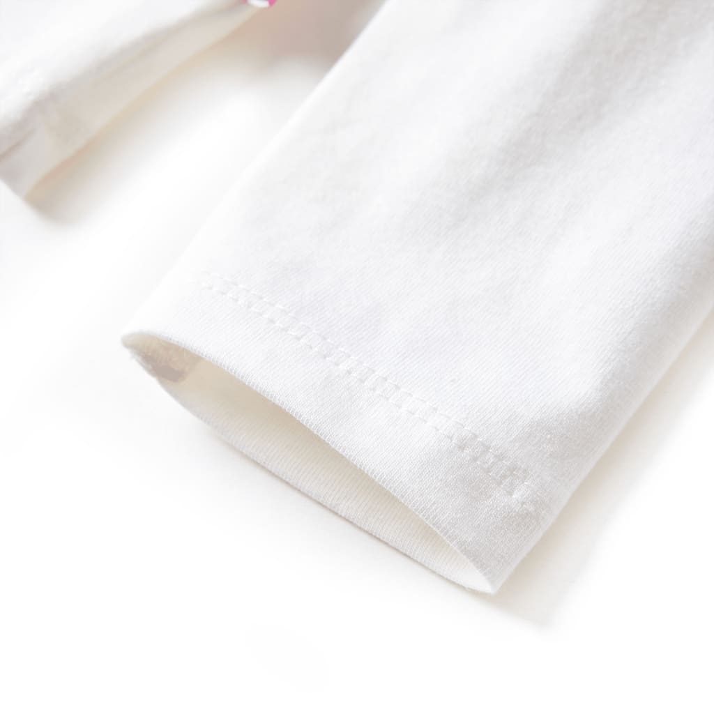 Μπλουζάκι Παιδικό Μακρυμάνικο Εκρού 140