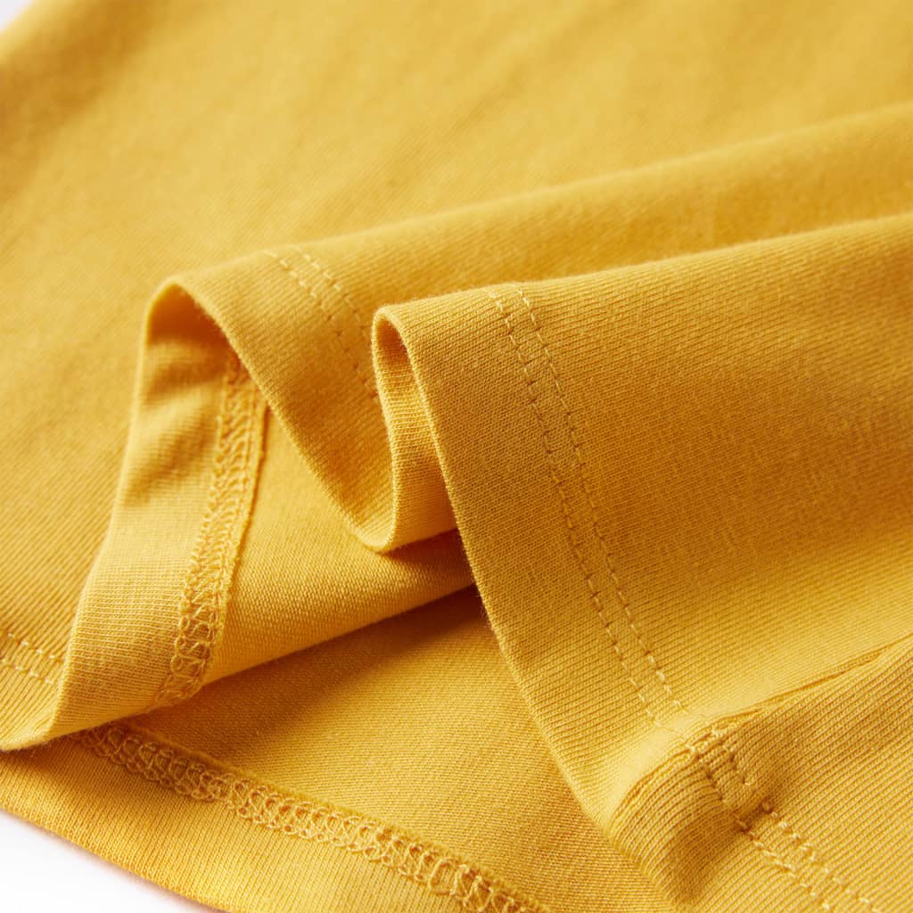 Μπλουζάκι Παιδικό Μακρυμάνικο Σκούρα Ώχρα 92