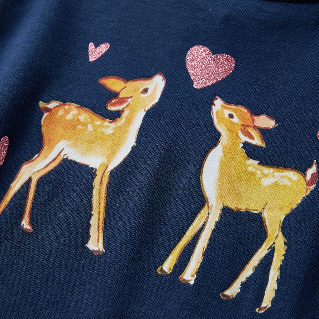 Μπλουζάκι Παιδικό Μακρυμάνικο Ναυτικό Μπλε 128