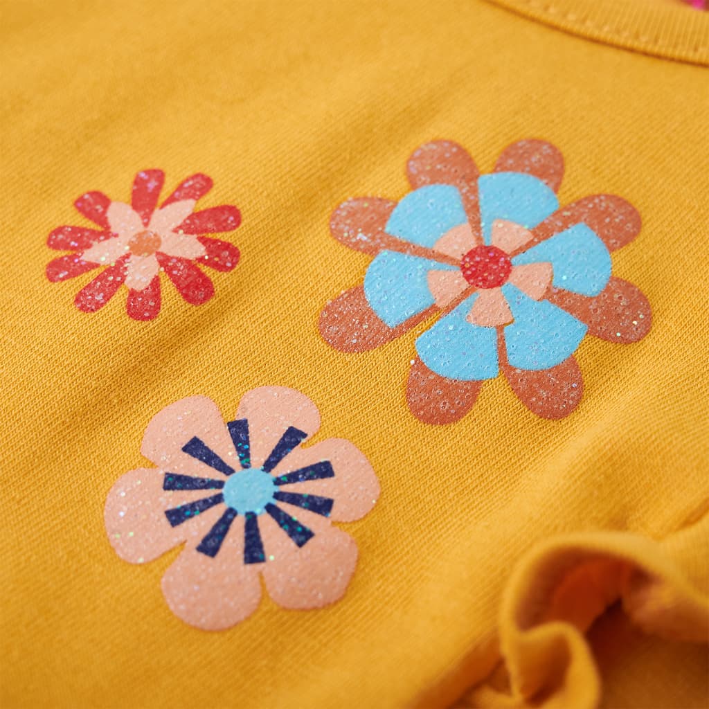 Μπλουζάκι Παιδικό Μακρυμάνικο Σκούρα Ώχρα 92