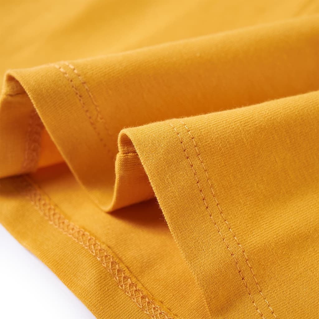 Μπλουζάκι Παιδικό Μακρυμάνικο Σκούρα Ώχρα 104