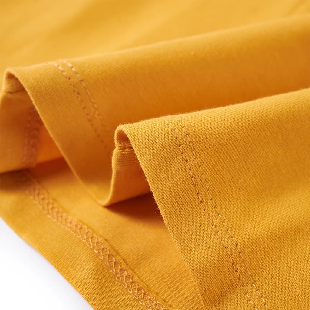 Μπλουζάκι Παιδικό Μακρυμάνικο Σκούρα Ώχρα 128