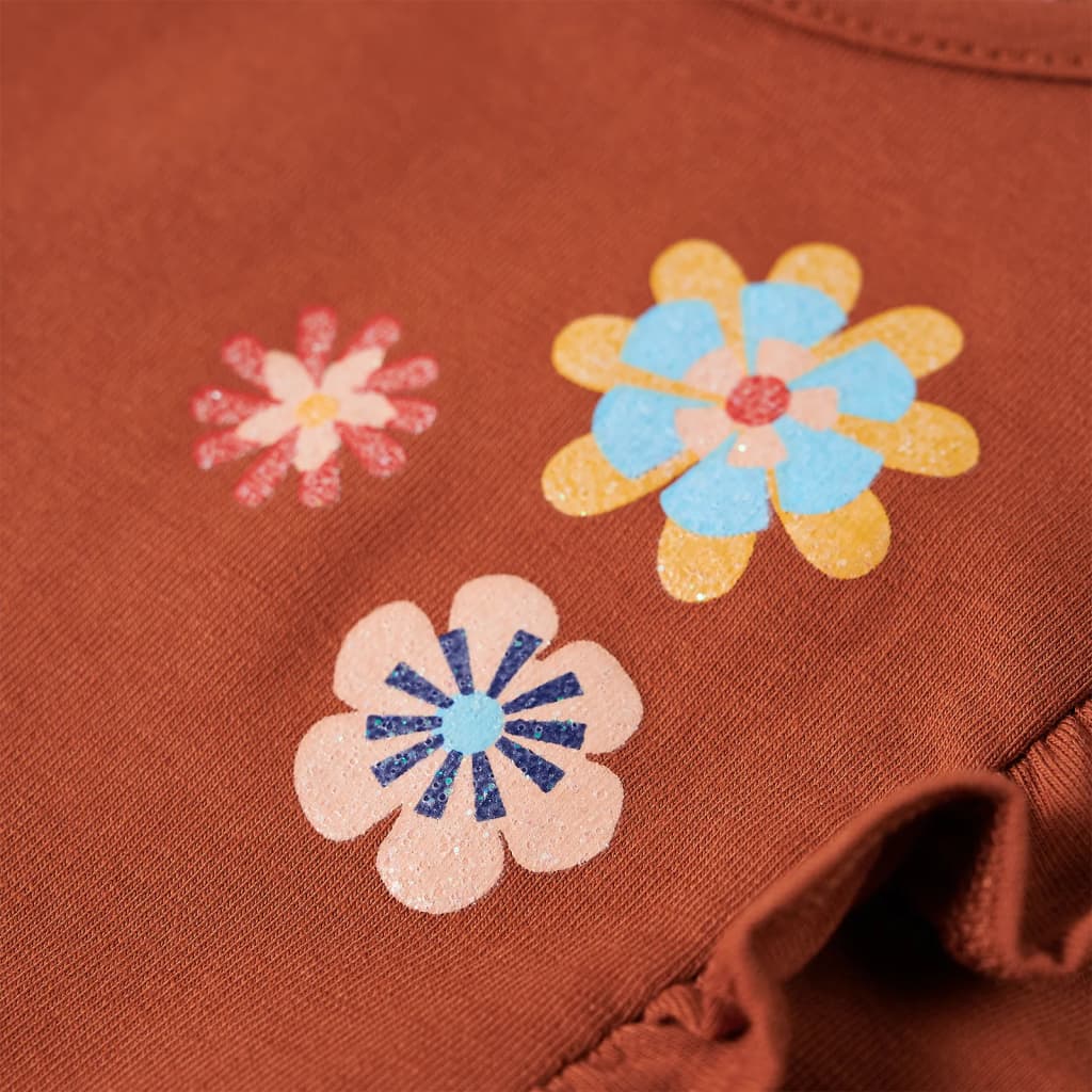 Μπλουζάκι Παιδικό Μακρυμάνικο Κονιάκ 128