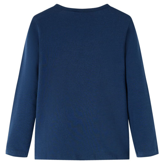 Μπλουζάκι Παιδικό Μακρυμάνικο Ναυτικό Μπλε 92