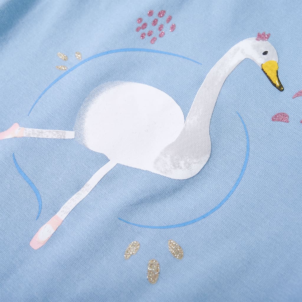 Μπλουζάκι Παιδικό Μακρυμάνικο Ανοιχτό Μπλε 116