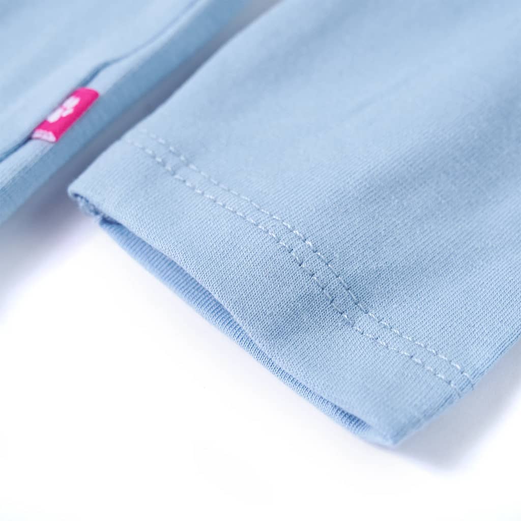 Μπλουζάκι Παιδικό Μακρυμάνικο Ανοιχτό Μπλε 128