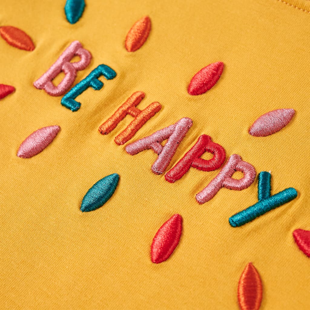 Μπλουζάκι Παιδικό Μακρυμάνικο Σκούρα Ώχρα 128