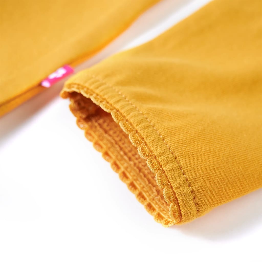 Μπλουζάκι Παιδικό Μακρυμάνικο Σκούρα Ώχρα 128