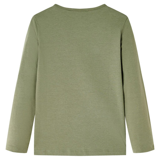 Μπλουζάκι Παιδικό Μακρυμάνικο Χακί 92