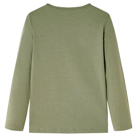 Μπλουζάκι Παιδικό Μακρυμάνικο Χακί 104