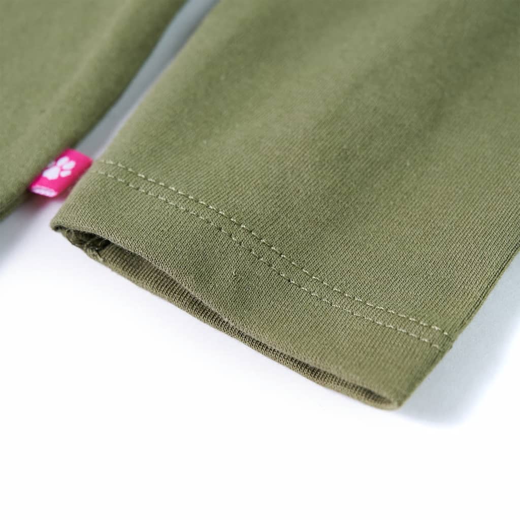 Μπλουζάκι Παιδικό Μακρυμάνικο Χακί 104