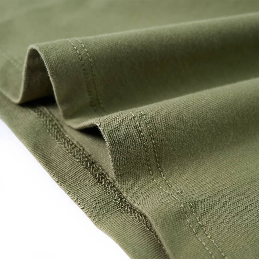 Μπλουζάκι Παιδικό Μακρυμάνικο Χακί 140