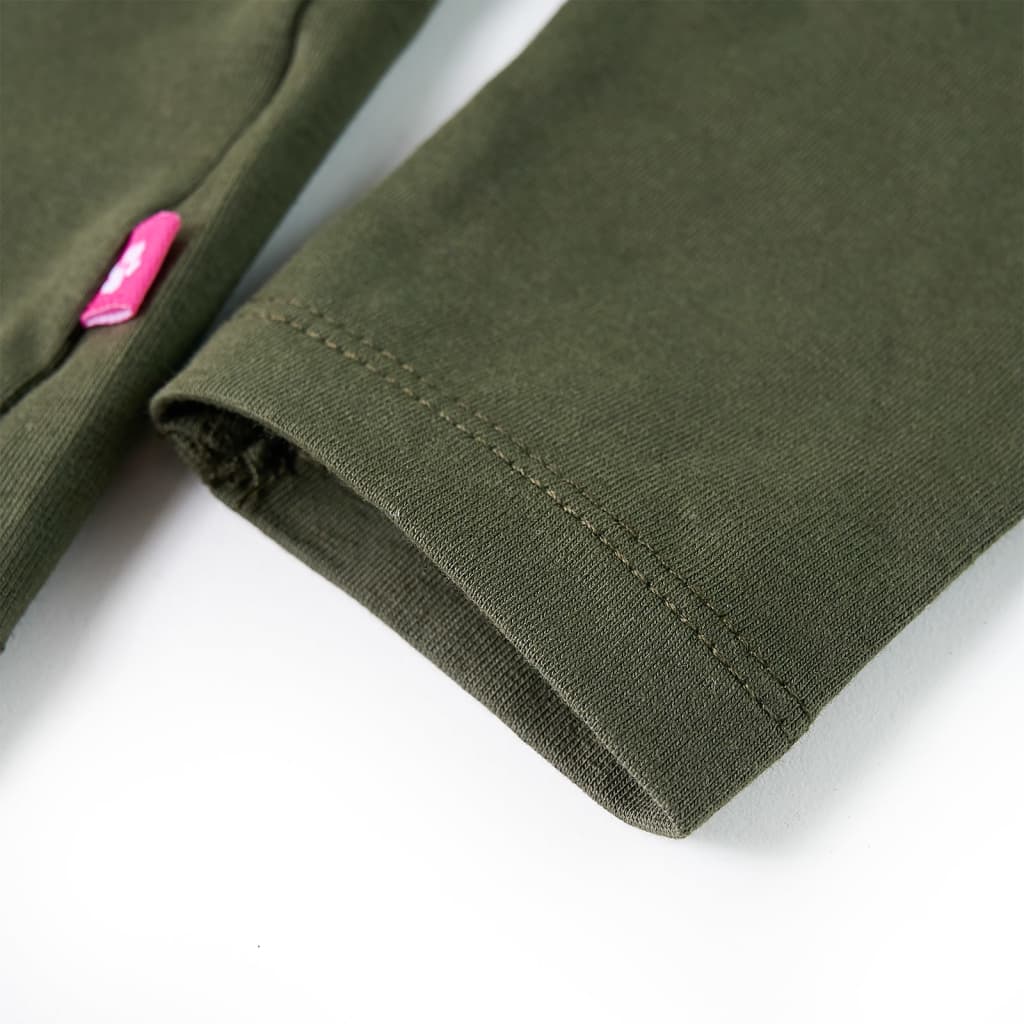 Μπλουζάκι Παιδικό Μακρυμάνικο Χακί 128