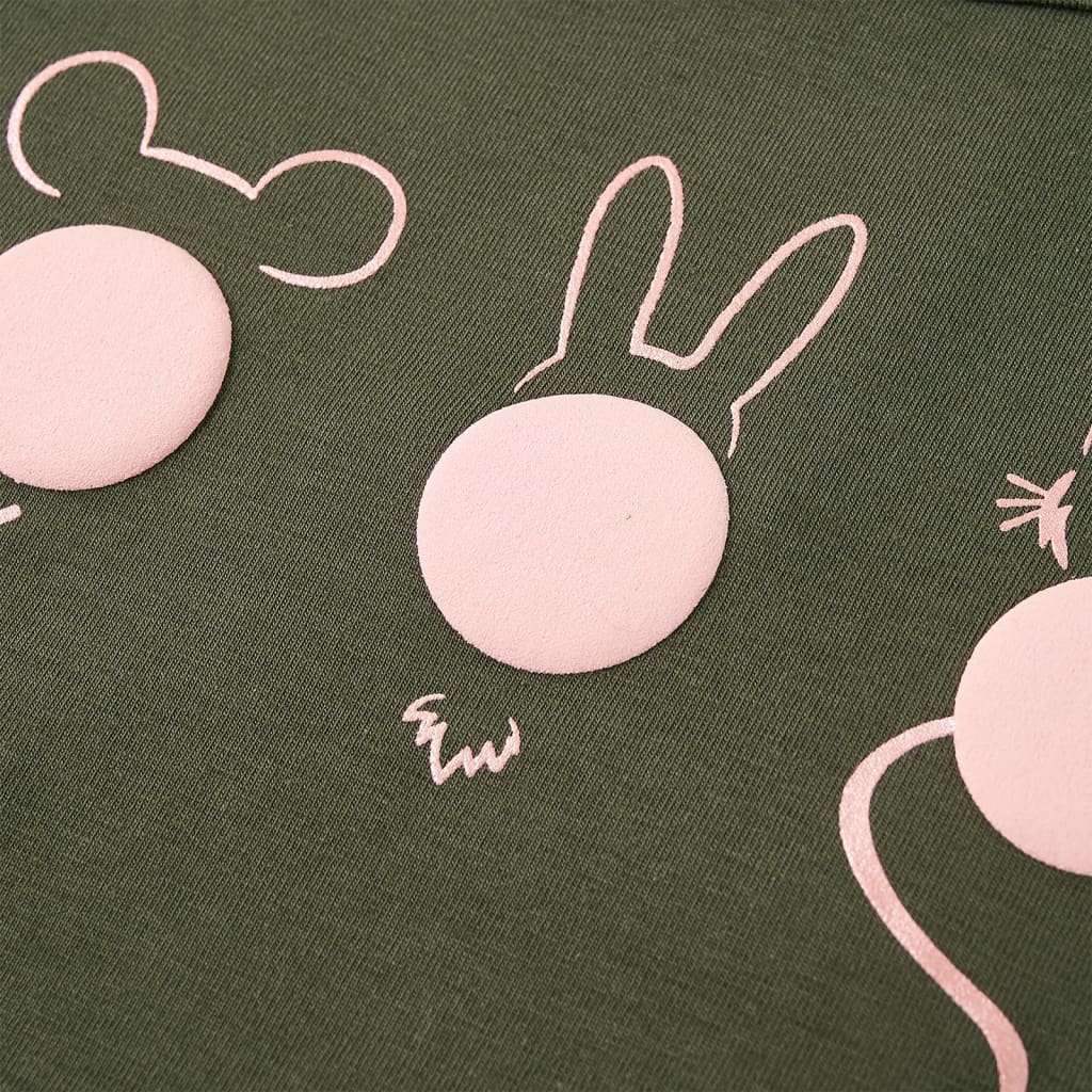 Μπλουζάκι Παιδικό Μακρυμάνικο Χακί 140