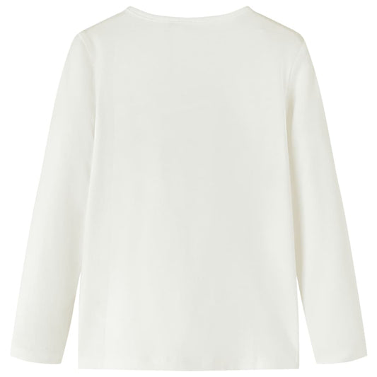 Μπλουζάκι Παιδικό Μακρυμάνικο Εκρού 116