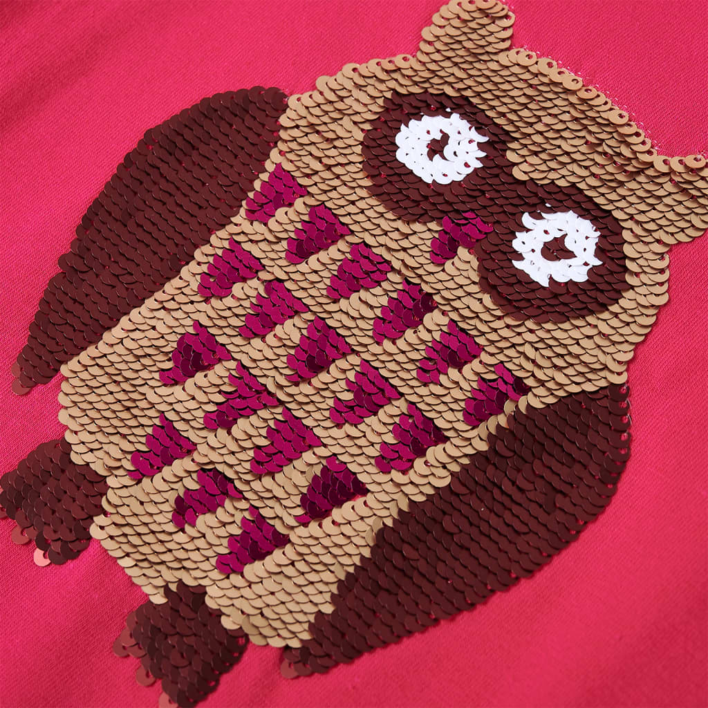 Μπλουζάκι Παιδικό Μακρυμάνικο Έντονο Ροζ 104