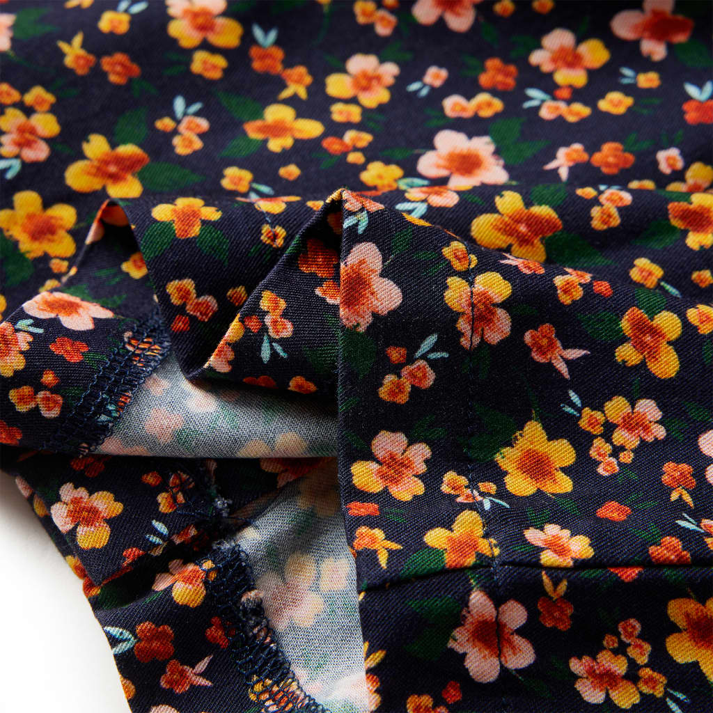 Πουκάμισο Παιδικό με Γιακά Φλοράλ Μπλε 92