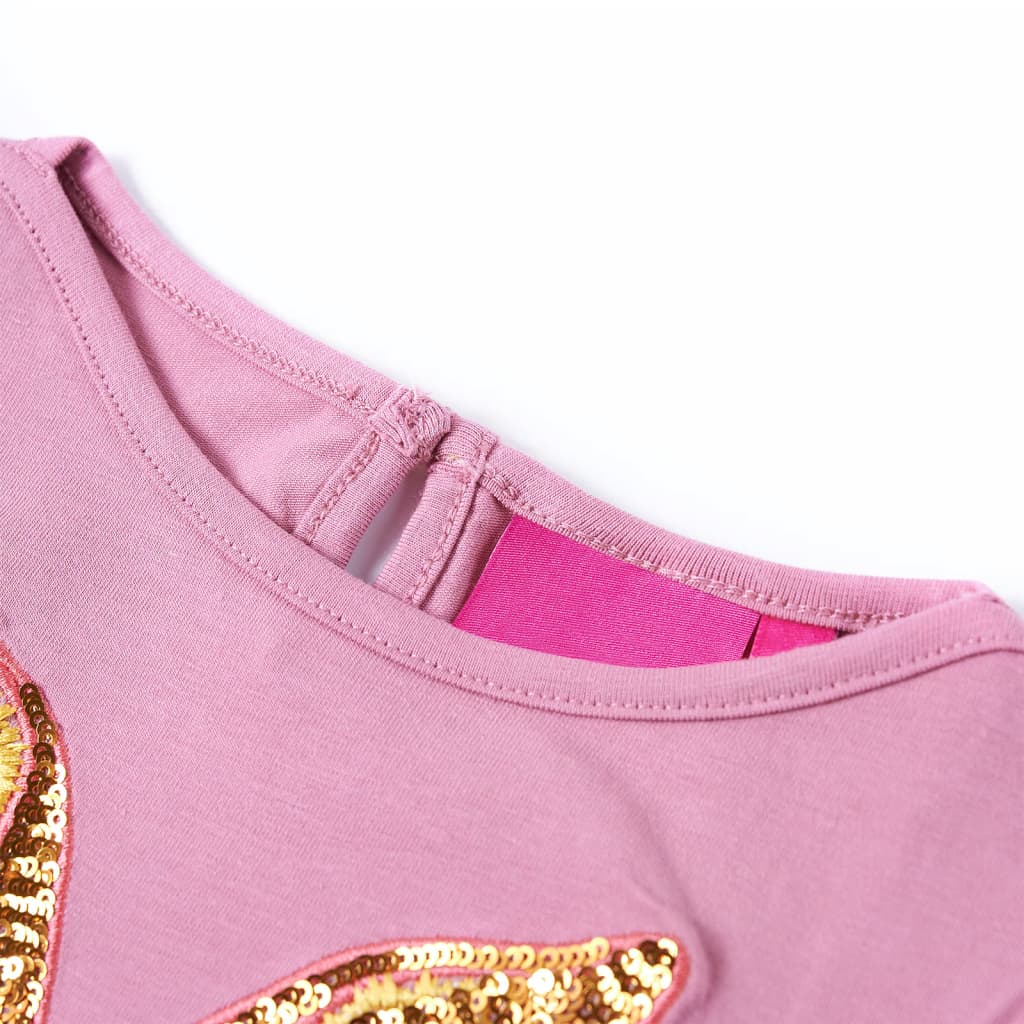 Μπλουζάκι Παιδικό Μακρυμάνικο Burnt Ροζ Χρώμα 116