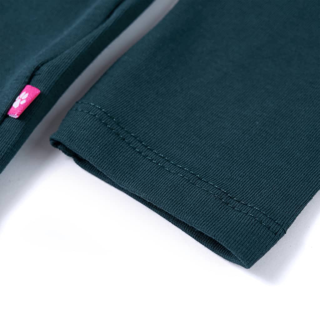 Μπλουζάκι Παιδικό Μακρυμάνικο Σκούρο Πράσινο 104