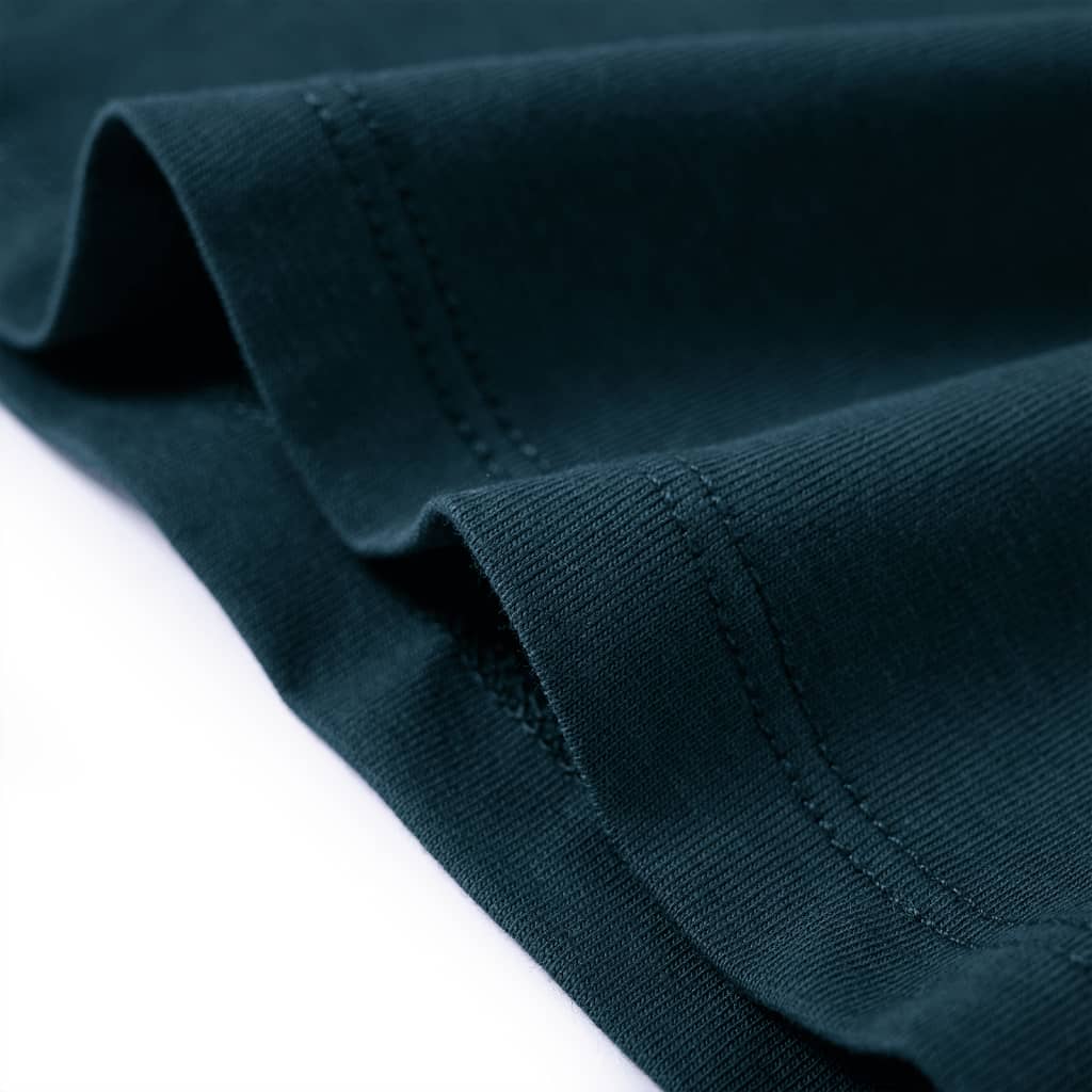 Μπλουζάκι Παιδικό Μακρυμάνικο Σκούρο Πράσινο 116