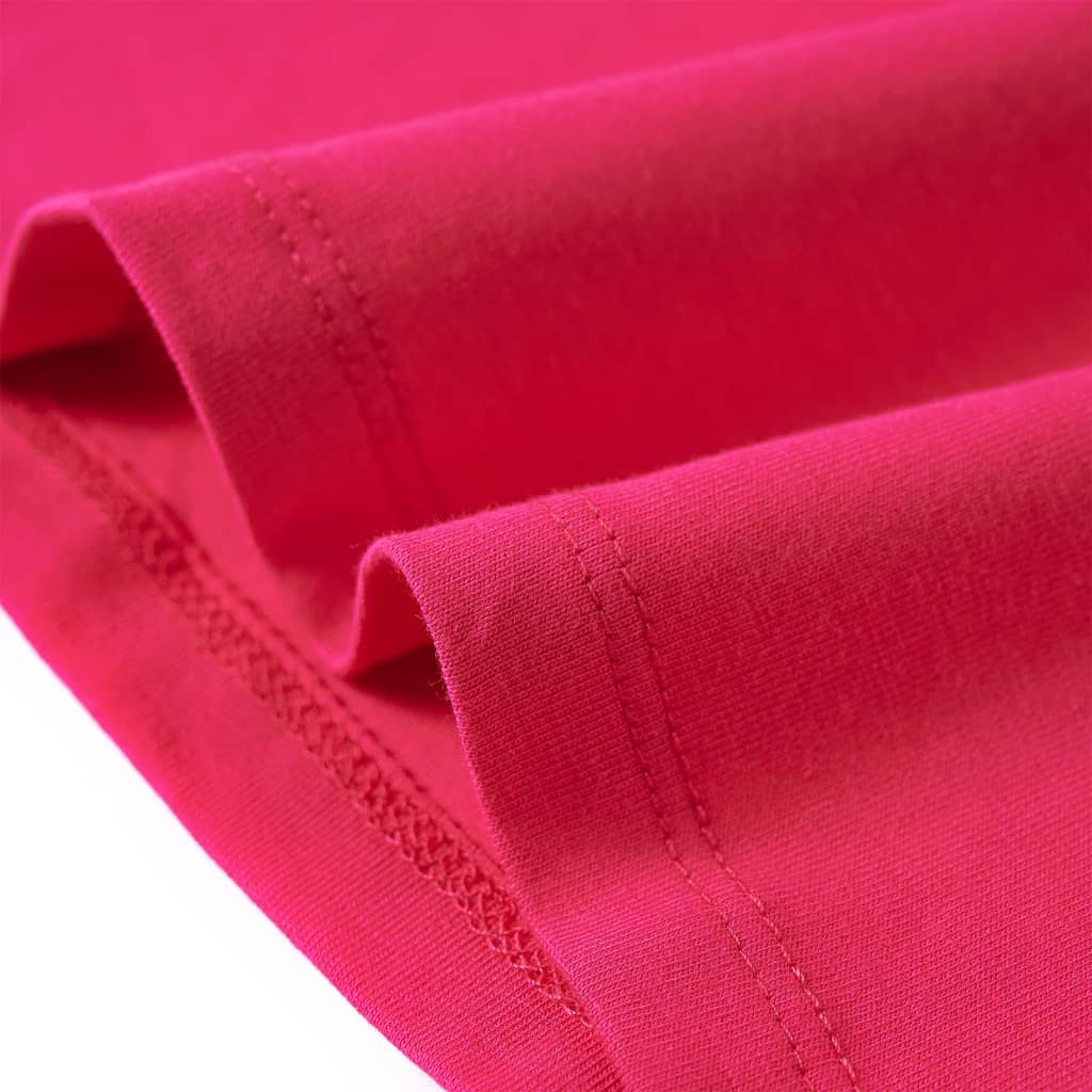 Μπλουζάκι Παιδικό Μακρυμάνικο Έντονο Ροζ 116