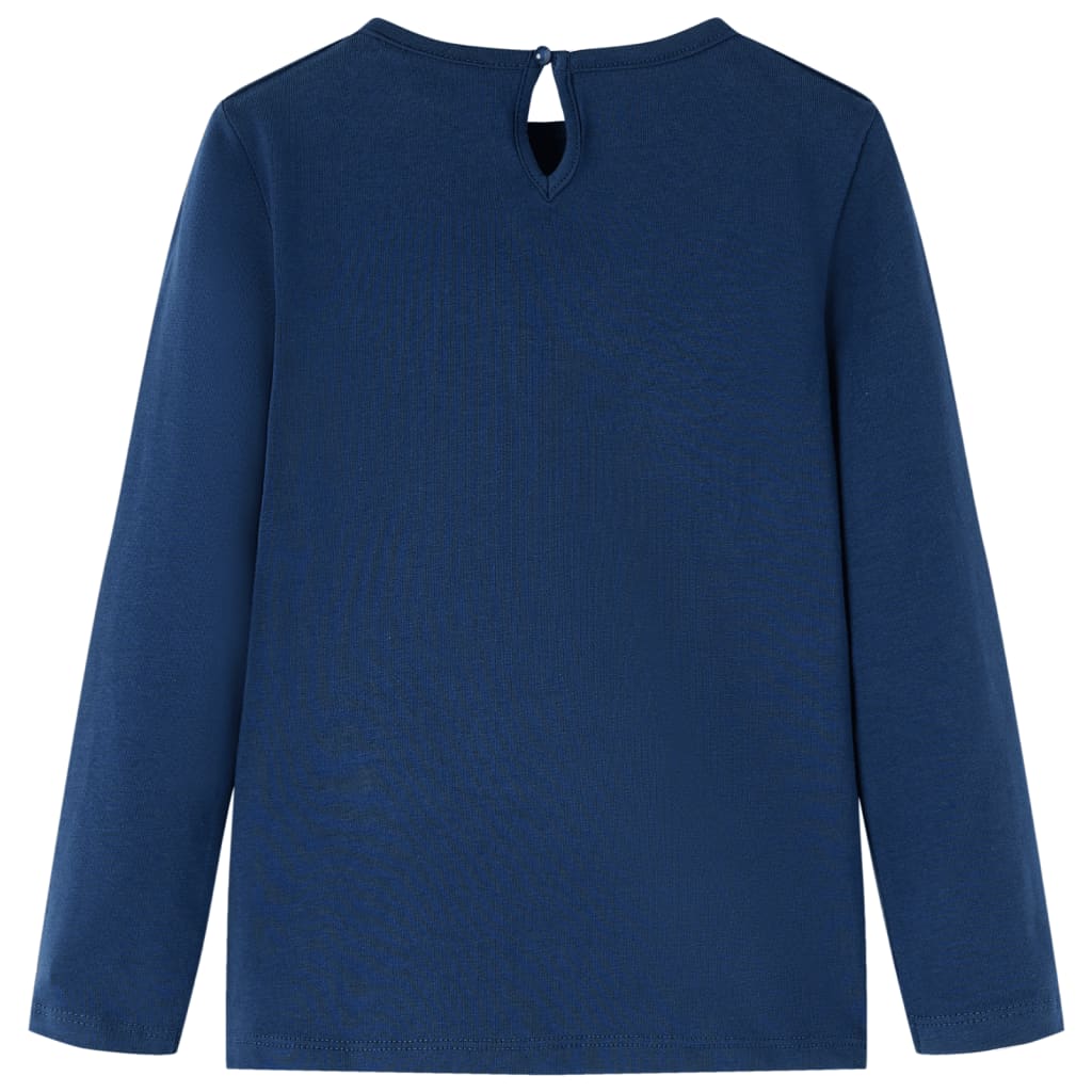 Μπλουζάκι Παιδικό Μακρυμάνικο Σκούρο Μπλε 92